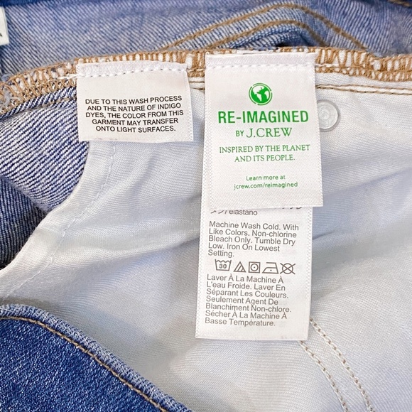 J. Crew Button Front Denim Mini Jean Skirt - Picture 5 of 5